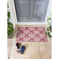Very Home Pink Ribbons Doormat 45X75