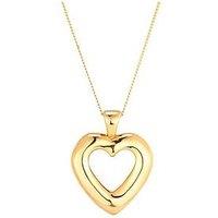 Seol + Gold 18Ct Gold Vermeil Puffed Heart Pendant