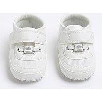 River Island Baby Babys Unisex Strap Trainer - White