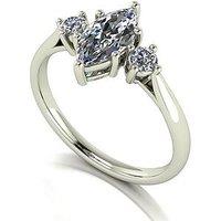 Moissanite 9Ct White Gold Lady Lynsey 1.2Ct Total Moissanite Solitaire Ring