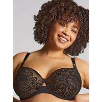 Sculptresse Sophia Wired Black Full Cup Bra - Black