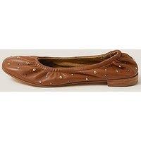 Monsoon Mila Stud Ballet Pump - Tan