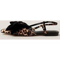 Monsoon Aria Leopard Slingback - Brown