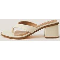 Monsoon Tilly Toe Post Mule - Ivory