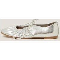Monsoon Blair Ballet Pump - Silver