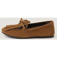 Monsoon Sara Suede Mocassin - Tan