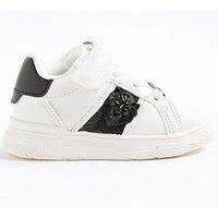 River Island Mini Boys Pu Lion Head Plim Shoes - White
