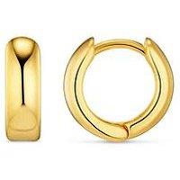 Orelia Mini Domed Huggie Hoops