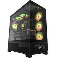Pcspecialist Cypher 40 Gaming Desktop - Geforce Rtx 5070 Ti, Intel Core I7, 32Gb Ram, 2Tb Ssd - Black