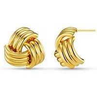 Orelia Interlocking Statement Stud Earring