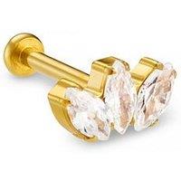 Orelia Marquise Fan Cubic Zirconia Labret