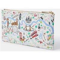 Accessorize London Print Pencil Case - Multi