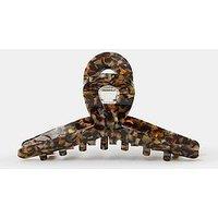 Accessorize Resin Twist Claw Clip - Brown
