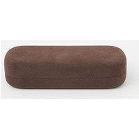 Accessorize Solid Velvet Glasses Case - Brown