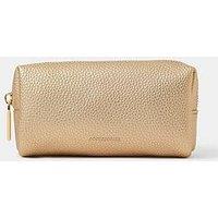 Accessorize Metallic Make Up Bag - Gold
