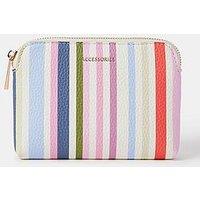 Accessorize Stripe Coin Purse - Multi