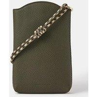 Accessorize Cord Strap Phone Bag - Khaki
