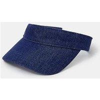 Accessorize Denim Sun Visor - Blue