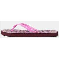 Accessorize Tile Print Flip Flops - Beige