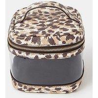 Accessorize Mini Cheetah Print Make Up Bag - Multi