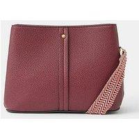 Accessorize Webbing Strap Crossbody Bag - Red