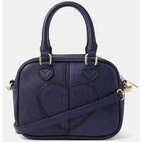 Accessorize Heart Crossbody Bag - Navy