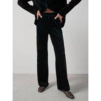 The Very Collection Textured Cord Wide Leg Trouser Co-Ord - Black