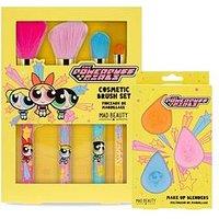 Mad Beauty Powerpuff Girls Cosmetic Bundle, Brushes Blenders