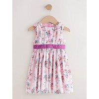 Cath Kidston Younger Girls Floral Tie Back Party Dress - Purple