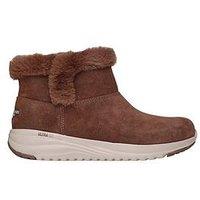 Skechers On-The-Go Stellar Cozy Step Waterproof Boot - Brown