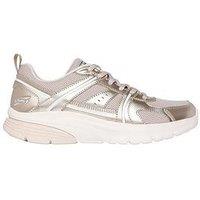 Skechers Bobs Vamos Memory Foam Trainer - Gold
