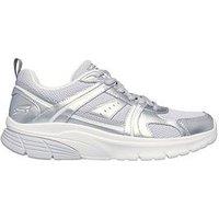 Skechers Bobs Vamos Memory Foam Trainer - Silver