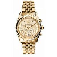 Michael Kors Women'S Lexington Chronograph Stainless Steel Watch Mk7378 - Gold