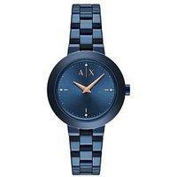 Armani Exchange Women'S 2-Hand Ocean Stainless Steel Watch Ax5175 - Blue