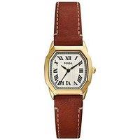 Fossil Women'S Harlow Three-Hand, Gold-Tone Stainless Steel Watch, Es5364