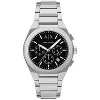 Armani Exchange Men'S Chronograph Stainless Steel Watch Ax4186 - Silver
