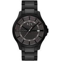 Armani Exchange Men'S 3 -Hand Date Stainless Steel Watch Ax2464 - Black