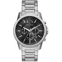 Armani Exchange Men'S Chronograph Stainless Steel Watch Ax1720 - Silver