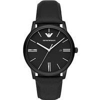 Emporio Armani Men'S 3-Hand Date Stainless Steel Watch Ar11573 - Black