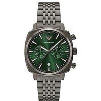 Emporio Armani Men'S Chronograph Stainless Steel Watch, Ar11689 - Gunmetal