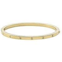 Fossil Women'S Sadie Shine Bright Gold Stainless Steel Cuff Bracelet, Jf03872710