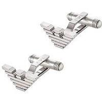 Emporio Armani Men'S Stainless Steel Cuff Links Egs3164040 - Silver