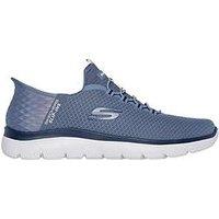 Skechers Summits Vegan Slip-On Trainers - Blue