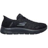 Skechers Go Walk Flex Slip- Ins Lace Up Trainers - Black