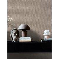 Abigail Ahern Herringbone Weave Praline - Wallpaper