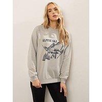 Long Tall Sally Tall Alpine Sweatshirt - Natural
