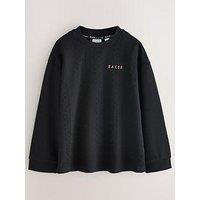 Ted Baker Older Boys Textured T-Shirt - Black