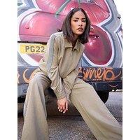 Pixiegirl Petite Tailored Bomber Jacket - Natural