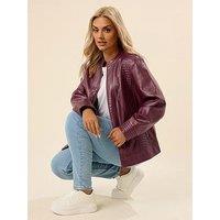 Yours Curve Pu Jacket