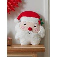 Catherine Lansfield Shaped Santa 3D Christmas Cushion